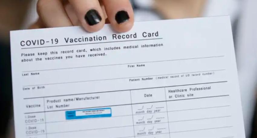 COVID-19 Vaccination Card mandatory to enter SL